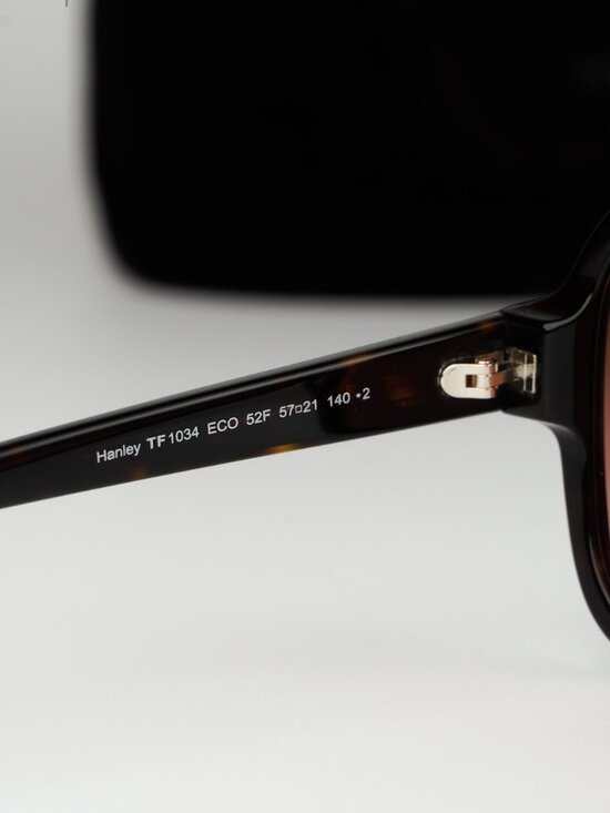 Tom Ford HANLEY Women Sunglasses Havana Brown Gradient Round FT1034/S 52F NEW main image 10